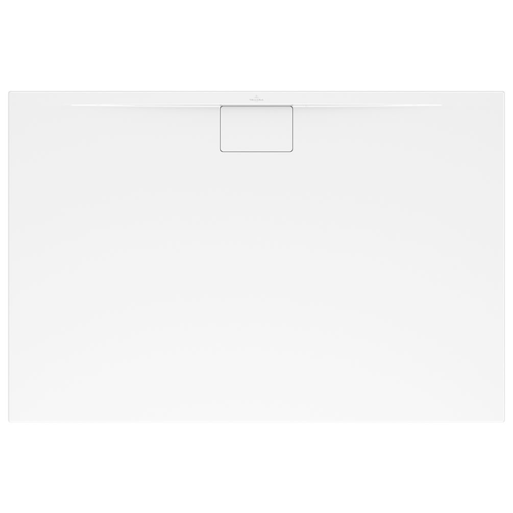 Cutout image of Villeroy & Boch Architectura 1400 x 900mm White Alpin MetalRim Shower Tray